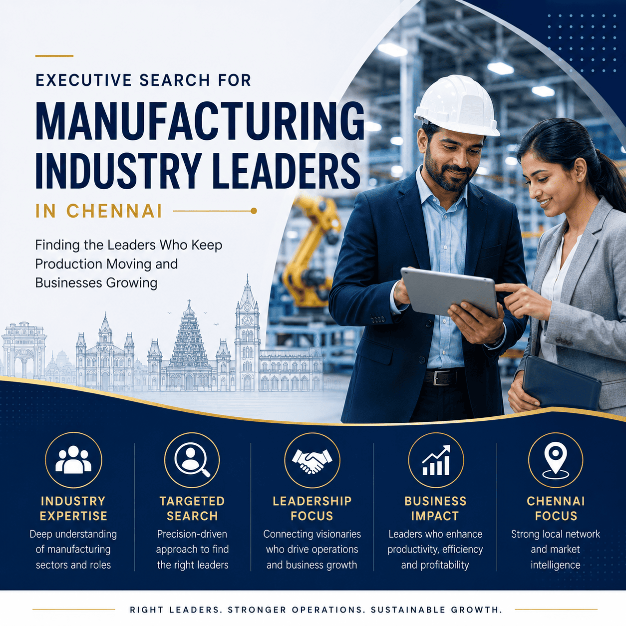 Executive Search Manufacturing Industry Leaders in Chennai