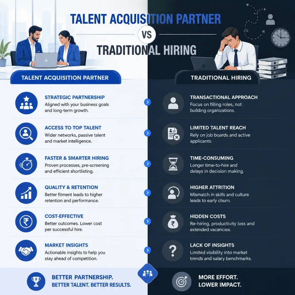 Talent Acquisition Partner vs Traditional Hiring