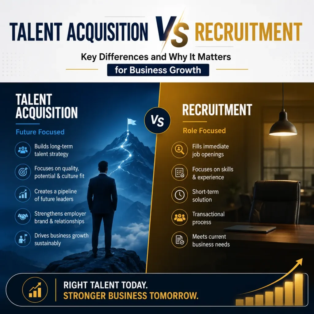Key Differences and Why Talent Acquisition Matters for Business Growth