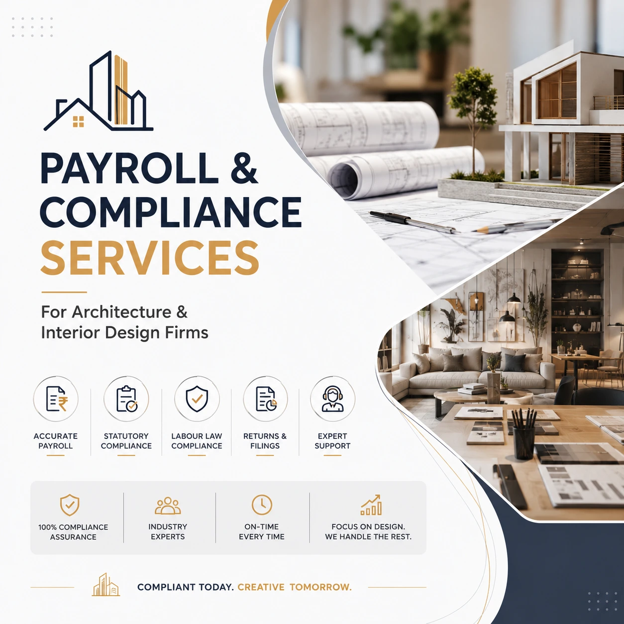 architecture and interior design payroll and compliance services