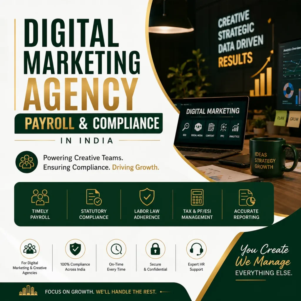 Digital Marketing Agency Payroll & Compliance in India