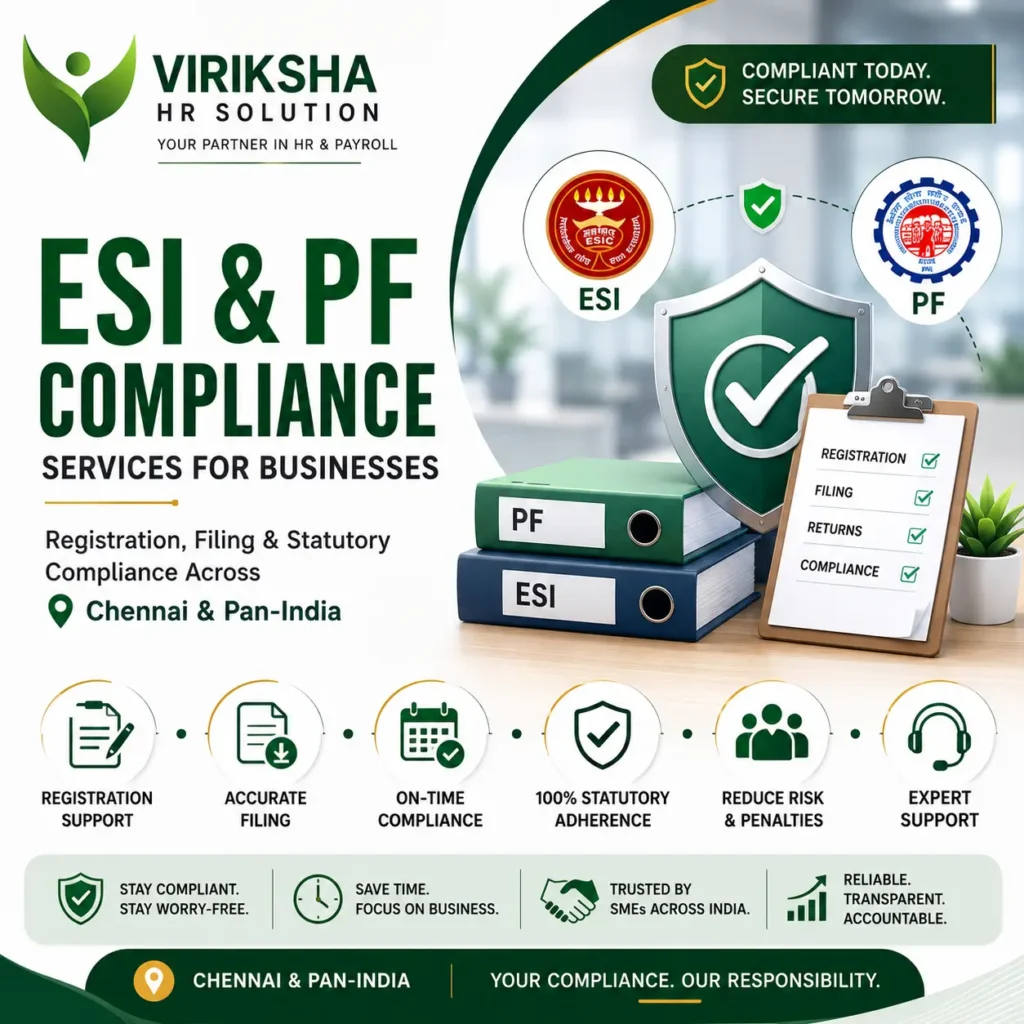 ESI & PF Compliance Services for Businesses