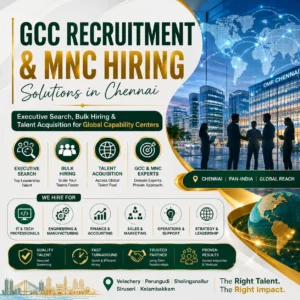 GCC Recruitment & MNC Hiring Solutions in Chennai | Executive Search, Bulk Hiring & Talent Acquisition for Global Capability Centers