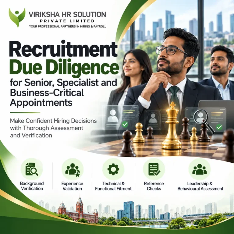 Recruitment Due Diligence for Senior, Specialist and Business-Critical Appointments