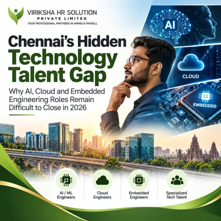 Chennai’s Hidden Technology Talent Gap: Why AI, Cloud and Embedded Engineering Roles Remain Difficult to Close in 2026
